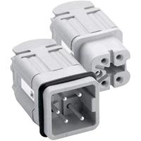 Amphenol C146 10A004 002 4-1 Pin-inzetstuk Heavy mate C146 Totaal aantal polen 4 + PE 1 stuk(s) - thumbnail