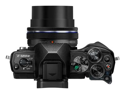 OM SYSTEM M.Zuiko Digital ED 14-42mm F/3.5-5.6 EZ Pancake zwart