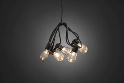 LED feestverlichting helder warmwit 9.75 meter - 40 lampen/80 LEDs