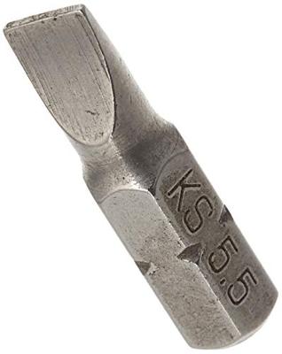 KS Tools 910.2238 Gleuf-bit 5.5 mm RVS V2A Roestvast C 6.3 1 stuk(s) KS Tools 910.2238 Gleuf-bit 5.5 mm RVS V2A Roestvast C 6.3 1 stuk(s)