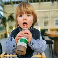 Silly Billyz Towel small Long sleeve Slab dusty blue - thumbnail