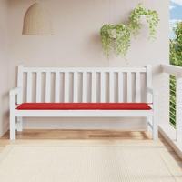 VidaXL Tuinbankkussen 200x50x4 cm oxford stof rood - thumbnail