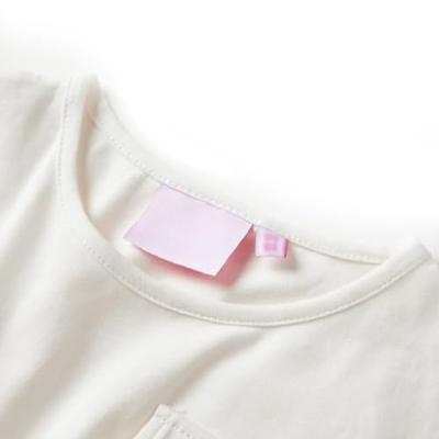 Kinderjurk met korte mouwen 128 ecru Kinderjurk met korte mouwen 128 ecru