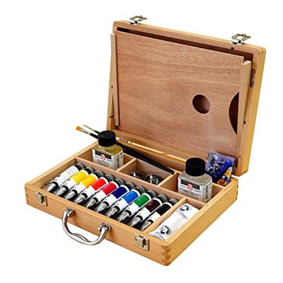 Talens Van gogh olieverf kist basic met 10 kleuren 40ml
