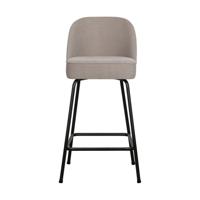 WOOOD Barkruk 'Vogue' Woven, kleur Zand (zithoogte 65cm) - thumbnail