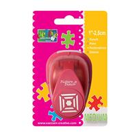 Vaessen Creative • figuurpons bloem in kader medium - thumbnail