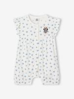 Disney® Minnie® korte jumpsuit voor babymeisjes wit, bedrukt - thumbnail