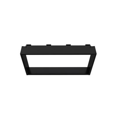 Opbouwnis BWS Colorato Doucherek voor Douchewand 30x60cm Mat Zwart