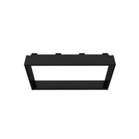 Opbouwnis BWS Colorato Doucherek voor Douchewand 30x60cm Mat Zwart - thumbnail