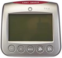 TFA Dostmann 60.2559.54 Wekker Zendergestuurd Grijs Alarmtijden 2 2 timertijden - thumbnail