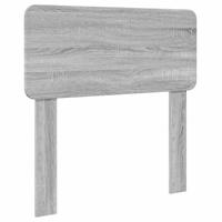 Bedframe met hoofdeinde Grijs Sonoma 75 x 190 cm Bewerkt hout - thumbnail