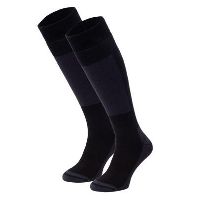 Skisok Premium Merinowol 2-Pack | Zwart | 39/42