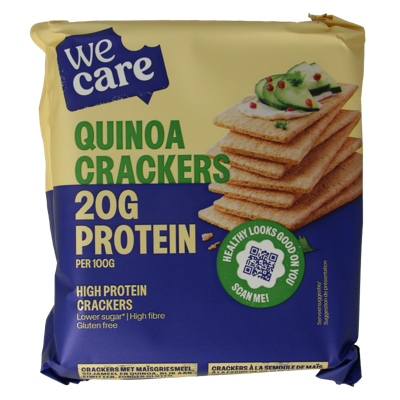 High protein quinoa crackers 100 Gram