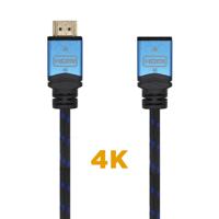 HDMI-Kabel Aisens A120-0454 Zwart Zwart/Blauw 3 m - thumbnail