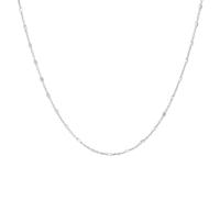 TFT Zilveren Ketting Blokjes 1,2 mm 41 + 4 cm - thumbnail