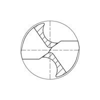 Alpen 0060100570100 HSS Spiraalboor 5.7 mm Gezamenlijke lengte 93 mm DIN 338 10 stuk(s) - thumbnail