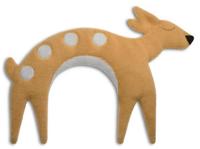 Leschi Verwarmingskussen Flora het hertje - zand - thumbnail