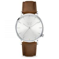 Kane Watches | Silver Steel Vintage Brown - thumbnail