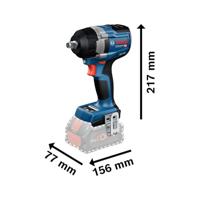 Bosch Professional GDS 18V-750 C 06019L9002 Accu-draaislagmoeraanzetter 750 Nm 18 V Aantal meegeleverde accus: 2 8.0 Ah - thumbnail