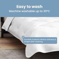 VidaXL 2-in-1 dekbed wit 135 x 200 cm polyester - thumbnail