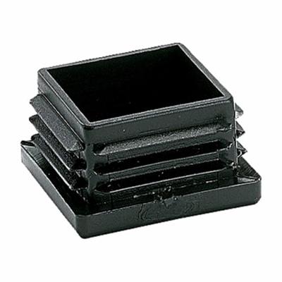 Micel CNT03 eindkap, zwart, polyethyleen, vierkant, 18 x 20 x 23 mm (25 stuks)