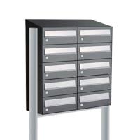 Allux Hive Set 2-Breed, 5-Hoog Met Dak Op Statief Antraciet - 40030065_2x5ds - thumbnail