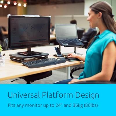 Kensington SmartFit monitorstandaard Plus, zwart - thumbnail