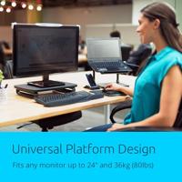 Kensington SmartFit® Monitorvoet 1-voudig 48,3 cm (19) - 61 cm (24) Zwart Staand, In hoogte verstelbaar - thumbnail