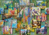 Woodland Collage Puzzel 1000 Stukjes - thumbnail