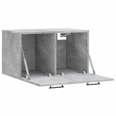 Wandkast 60x36,5x35 cm bewerkt hout betongrijs