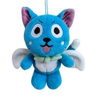 Fairy Tail Plush Figure & Keychain Happy 10 cm - thumbnail