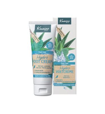 Kneipp Foot care hydro voetcreme aloe vera watermunt 75 Milliliter