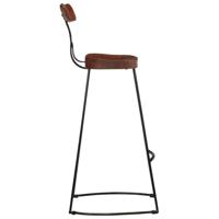 Barkrukken 2 st 49x43x103 cm massief mangohout - thumbnail