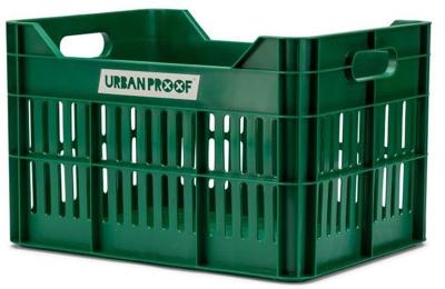 UrbanProof krat click 30l rpet donkergroen UrbanProof krat click 30l rpet donkergroen