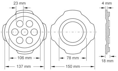 KS Tools 160.0536 Rubberen kussen