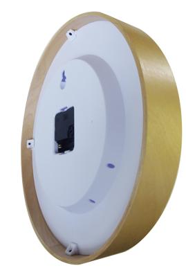 Wandklok Unilux Baltic hout wit Wandklok Unilux Baltic hout wit