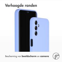 Accezz Liquid Silicone Backcover Samsung Galaxy A14 (5G) Telefoonhoesje Paars - thumbnail