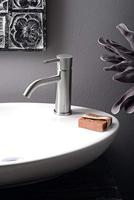 Wastafelmengkraan Sapho Minimal 1-hendel Gebogen 15.8 cm RVS Sapho - thumbnail