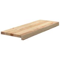 VidaXL Traptreden 4 st 70x30x2 cm onbehandeld massief eikenhout - thumbnail