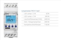Theben 6110130 Schakelklok Digitaal Weekprogramma 2600 W IP20 Countdown-functie, Stopwatch, Toevalsfunctie - thumbnail