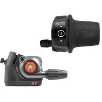 Draaiversteller 7 speed Sunrace met clickbox passend op SRAM S7 - thumbnail