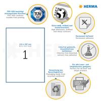 Etiket HERMA 8637 210x297mm A4 premium wit 10stuks - thumbnail
