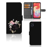 Samsung Galaxy A04e Leuk Hoesje Boho Text - thumbnail