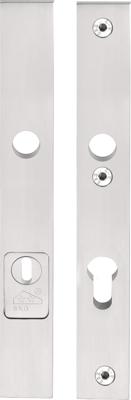 Formani Square LSQSM-28KT massieve veiligheidsschilden met kerntrekbeveiliging kruk/kruk SKG*** PC55 - mat RVS