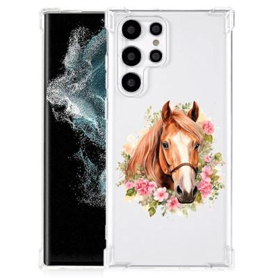Case Anti-shock voor Samsung Galaxy S22 Ultra Paard Case Anti-shock voor Samsung Galaxy S22 Ultra Paard