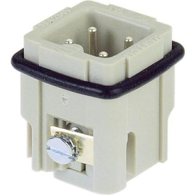 HARTING 09200032611 Pin-inzetstuk Han® A 3 + PE Schroeven 1 stuk(s) Piece
