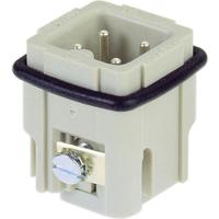 HARTING 09200032611 Pin-inzetstuk Han® A 3 + PE Schroeven 1 stuk(s) Piece - thumbnail