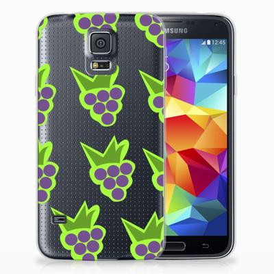 Samsung Galaxy S5 Siliconen Case Druiven