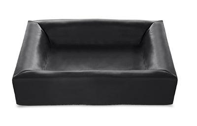 Bia bed kunstleer hoes hondenmand zwart