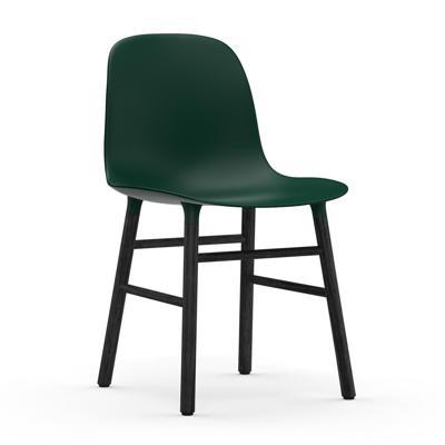 Normann Copenhagen Form eetkamerstoel Green vierpoot zwart eikenhout